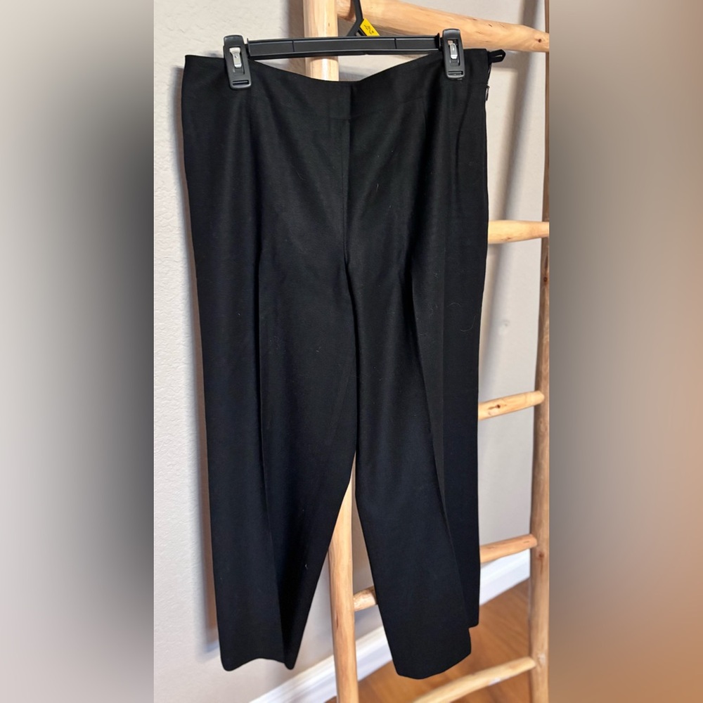 Talbots Classic Black Cropped Pants
